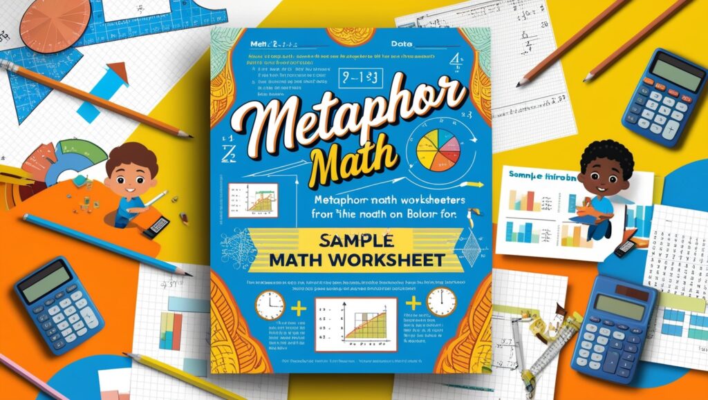 What is a Metaphor Math Worksheet & More 2 Examples of Metaphor Math Worksheets