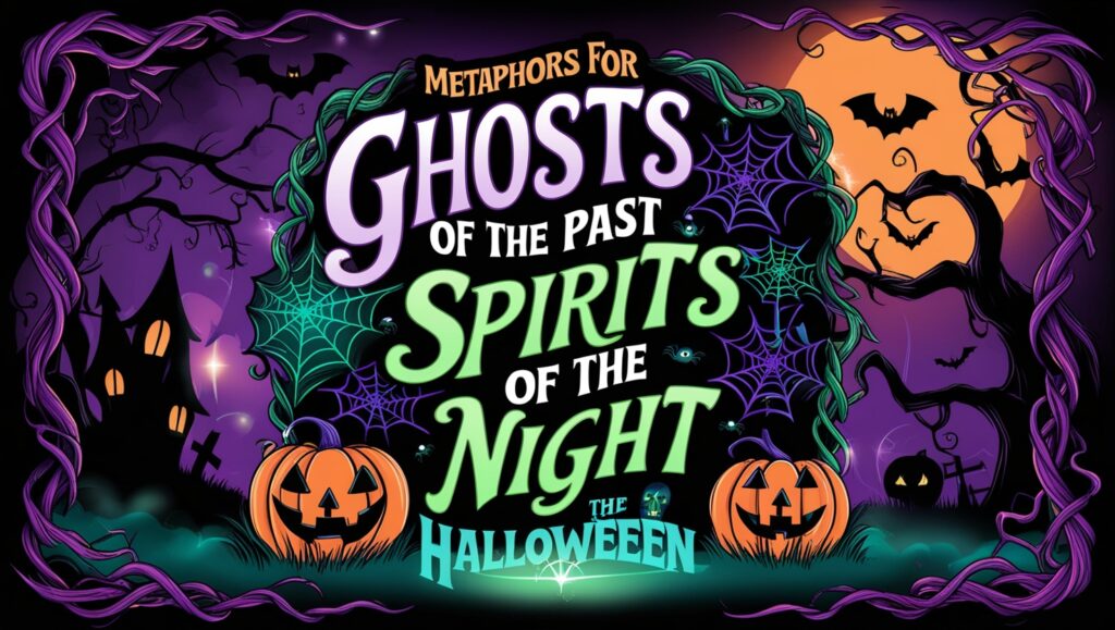 22 Metaphors for Halloween Benefits & More 2 The moon is a phantom’s lantern