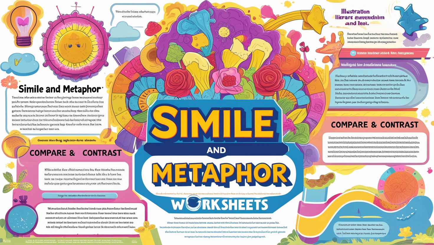 Simile and Metaphor Worksheet: A Complete Guide for Teachers & More
