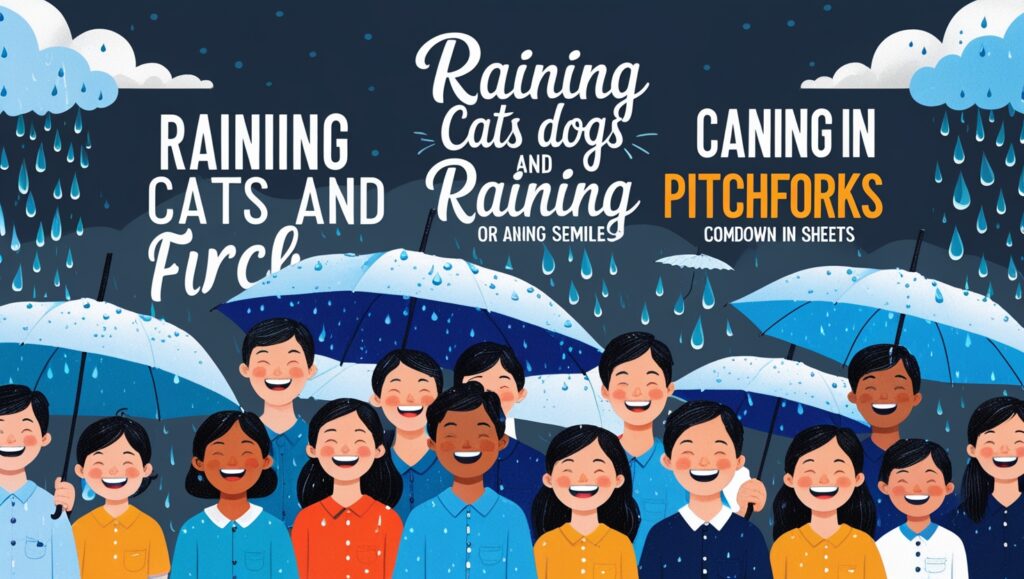 20 Similes for Rain, Meanings and Examples & More 2 Bouncing Like Playful Kittens on a Roof