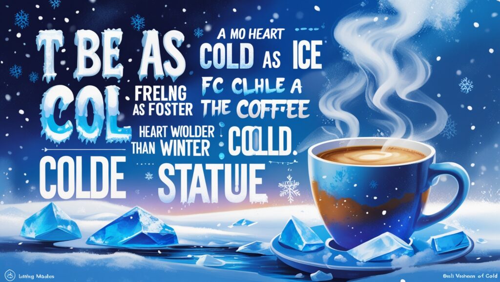 30 Similes for Cold & More 4 Cold as a Bank of Snow