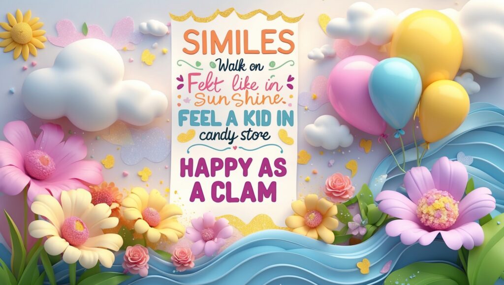 Similes for Happiness: A Complete Guide to Creative Comparisons & More 3 Examples of Similes for Happiness in Different Situations