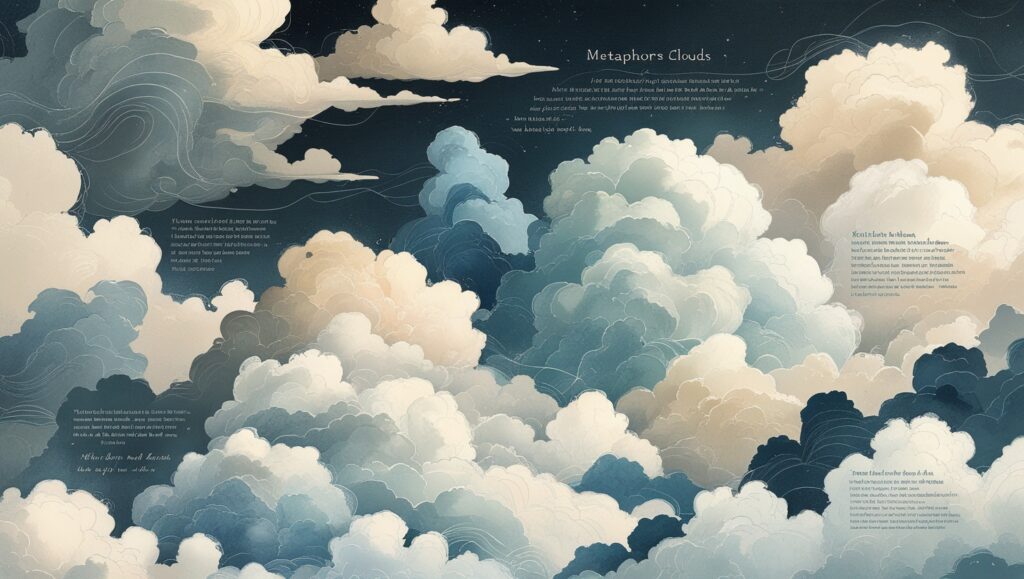 Metaphors for Clouds & More 3 Ice Cream Whirls in the Sky
